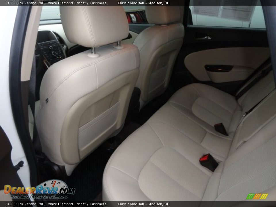 2012 Buick Verano FWD White Diamond Tricoat / Cashmere Photo #8