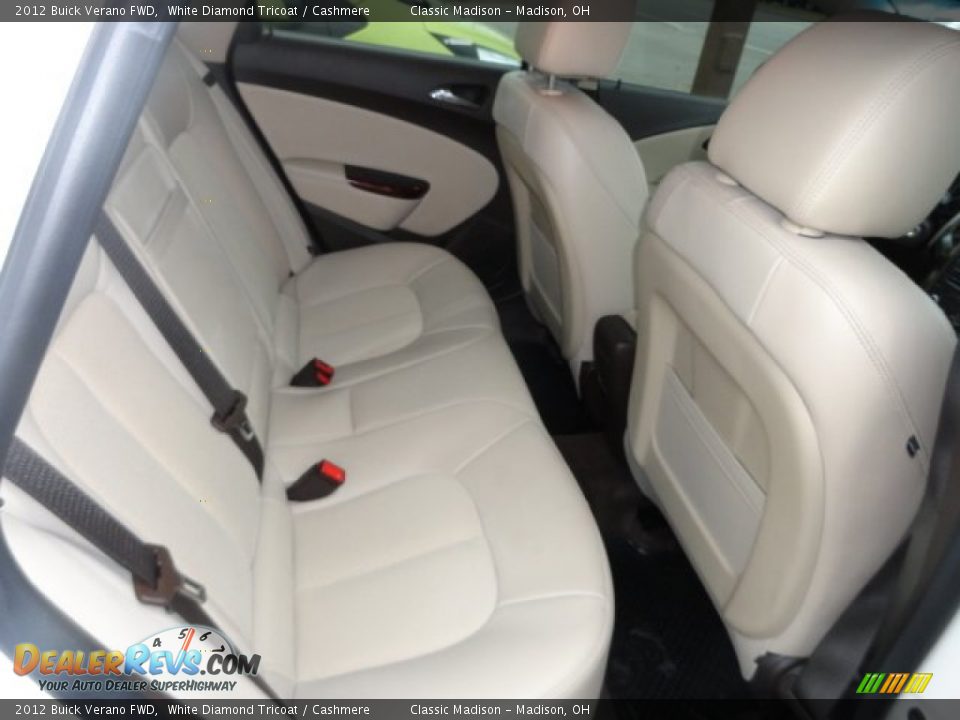 2012 Buick Verano FWD White Diamond Tricoat / Cashmere Photo #11