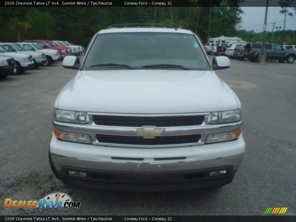 2006 Chevrolet Tahoe LT 4x4 Summit White / Tan/Neutral Photo #2