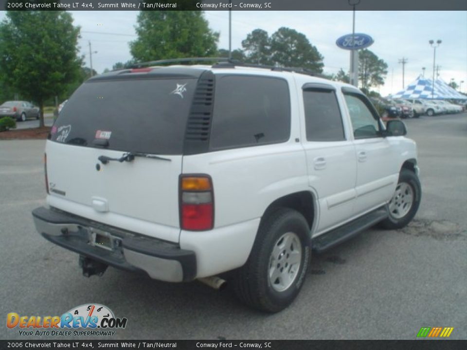 2006 Chevrolet Tahoe LT 4x4 Summit White / Tan/Neutral Photo #5