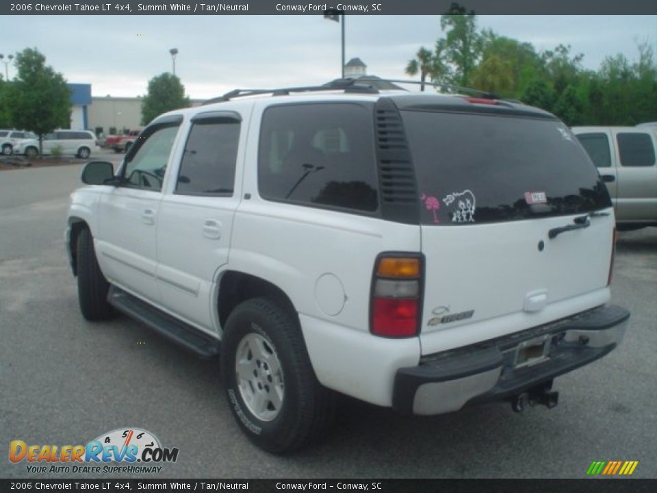 2006 Chevrolet Tahoe LT 4x4 Summit White / Tan/Neutral Photo #9