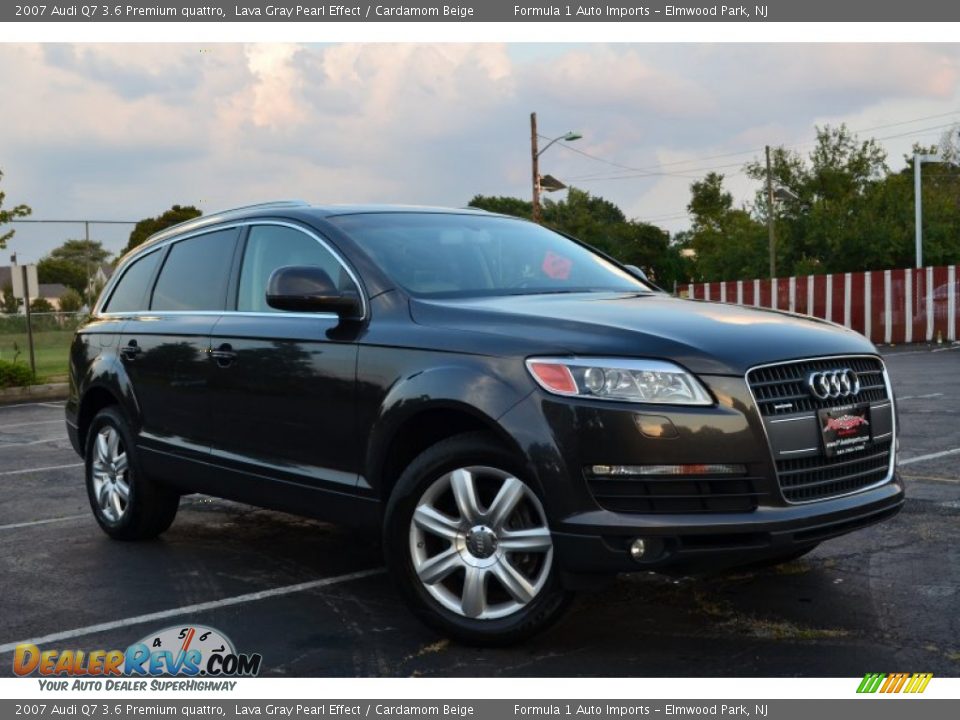 2007 Audi Q7 3.6 Premium quattro Lava Gray Pearl Effect / Cardamom Beige Photo #2