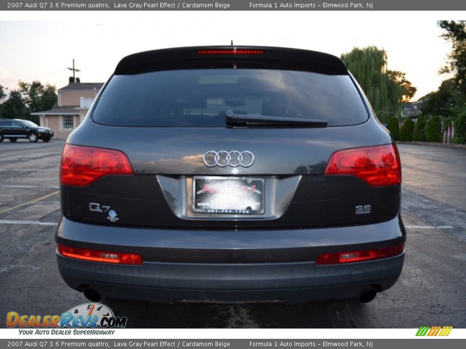 2007 Audi Q7 3.6 Premium quattro Lava Gray Pearl Effect / Cardamom Beige Photo #6