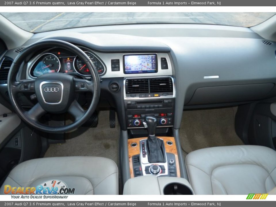 2007 Audi Q7 3.6 Premium quattro Lava Gray Pearl Effect / Cardamom Beige Photo #9