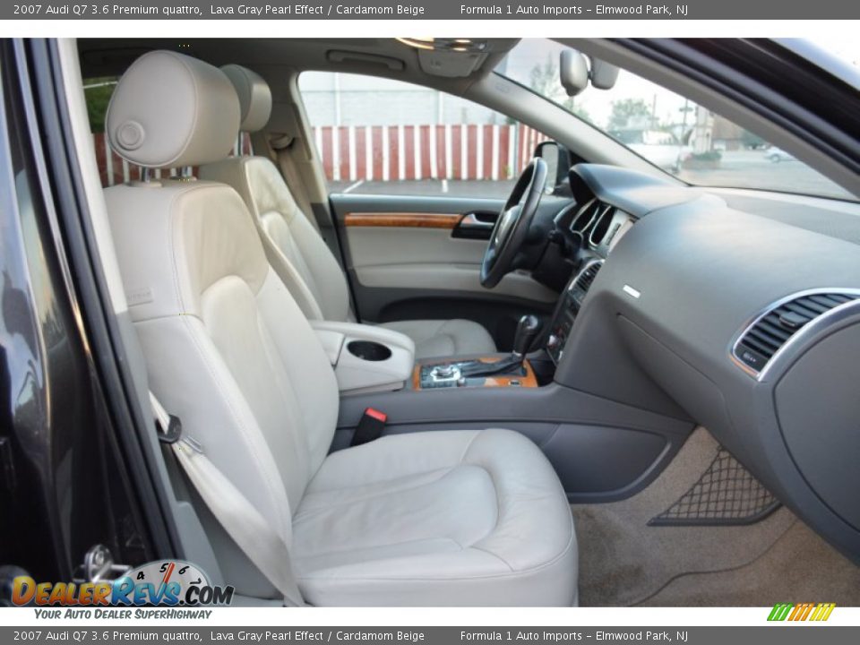 2007 Audi Q7 3.6 Premium quattro Lava Gray Pearl Effect / Cardamom Beige Photo #13