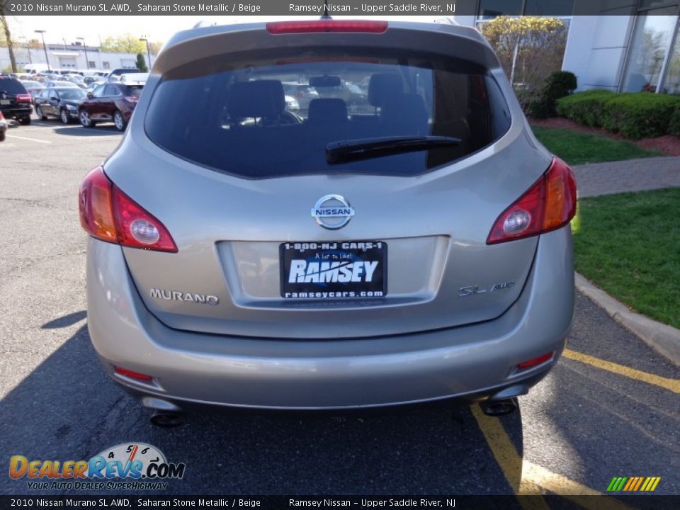 2010 Nissan Murano SL AWD Saharan Stone Metallic / Beige Photo #4