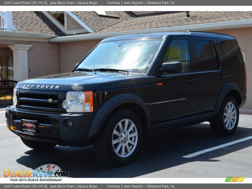 2007 Land Rover LR3 V8 SE Java Black Pearl / Alpaca Beige Photo #3