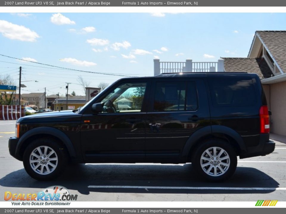 2007 Land Rover LR3 V8 SE Java Black Pearl / Alpaca Beige Photo #4