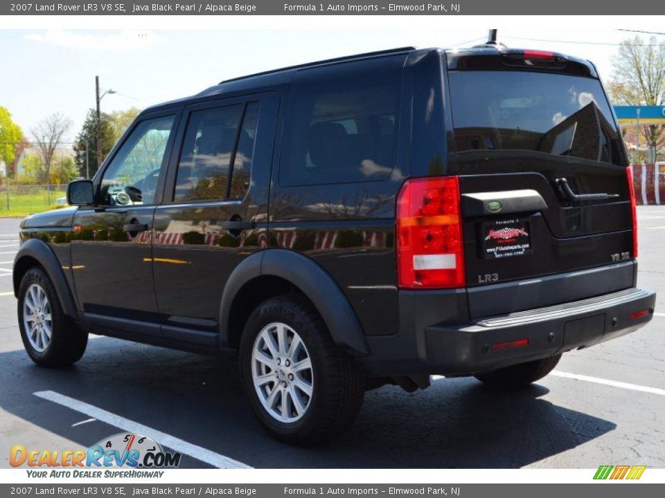 2007 Land Rover LR3 V8 SE Java Black Pearl / Alpaca Beige Photo #5