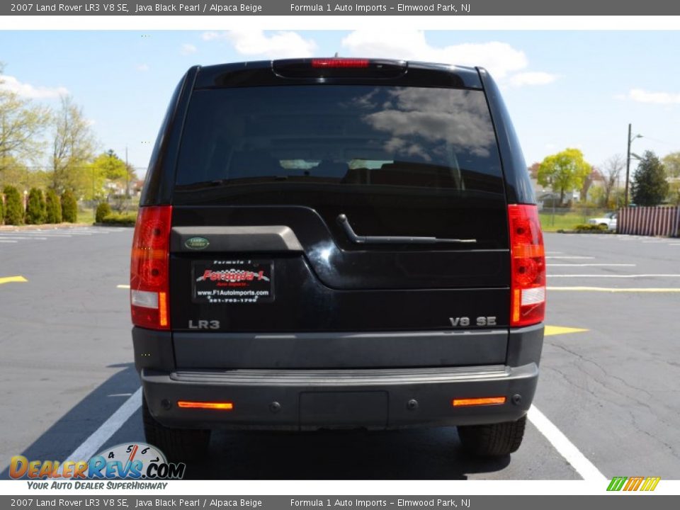 2007 Land Rover LR3 V8 SE Java Black Pearl / Alpaca Beige Photo #6