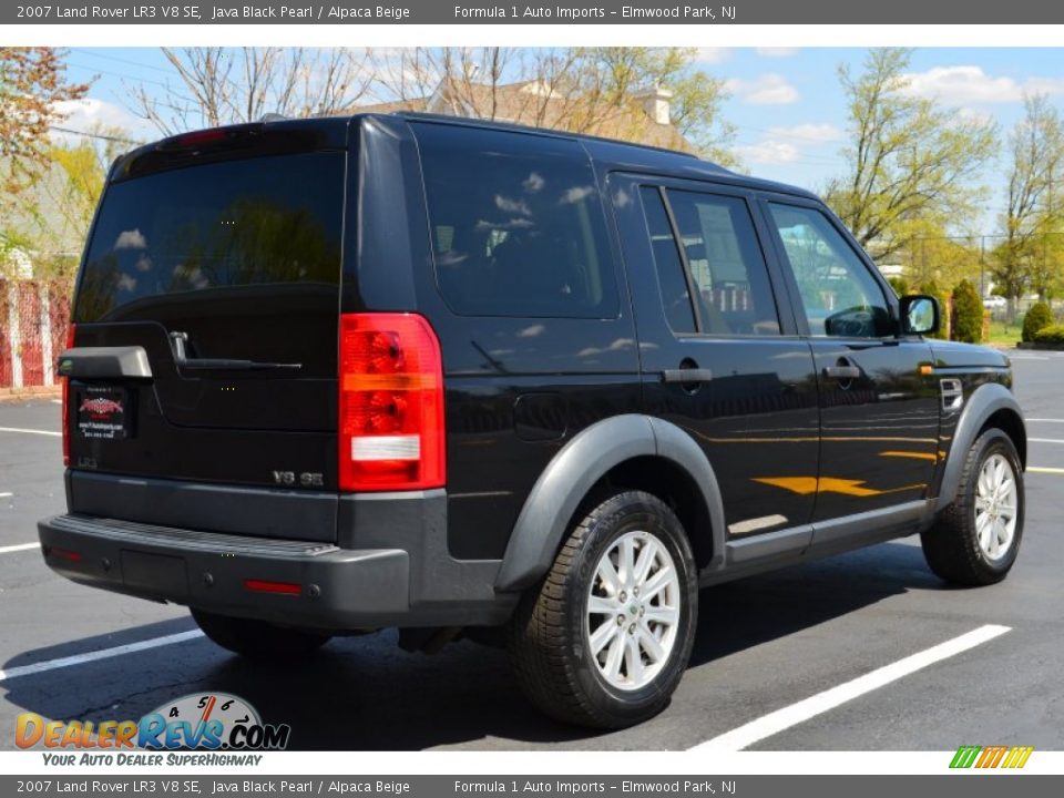 2007 Land Rover LR3 V8 SE Java Black Pearl / Alpaca Beige Photo #7