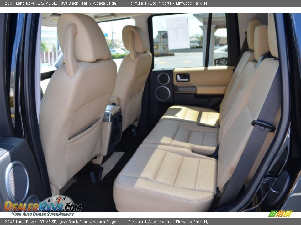2007 Land Rover LR3 V8 SE Java Black Pearl / Alpaca Beige Photo #12