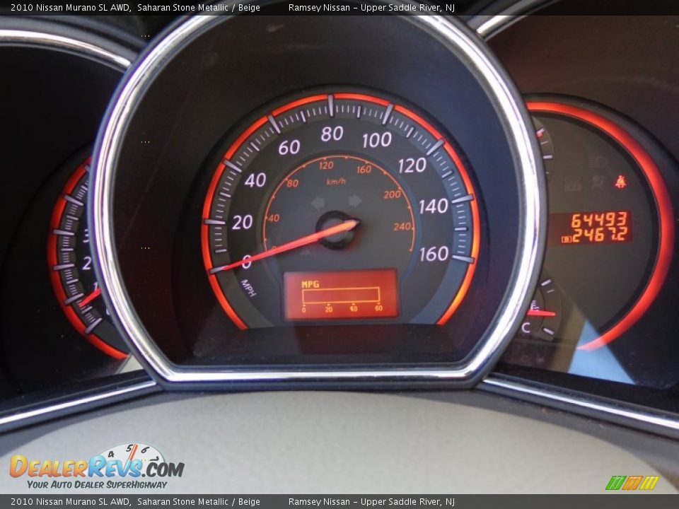 2010 Nissan Murano SL AWD Saharan Stone Metallic / Beige Photo #14