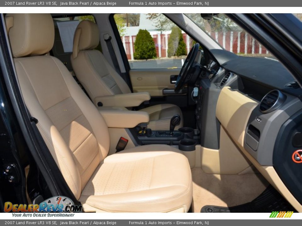 2007 Land Rover LR3 V8 SE Java Black Pearl / Alpaca Beige Photo #14