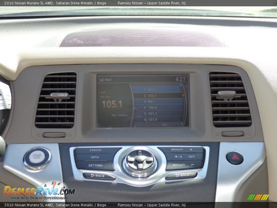 2010 Nissan Murano SL AWD Saharan Stone Metallic / Beige Photo #15