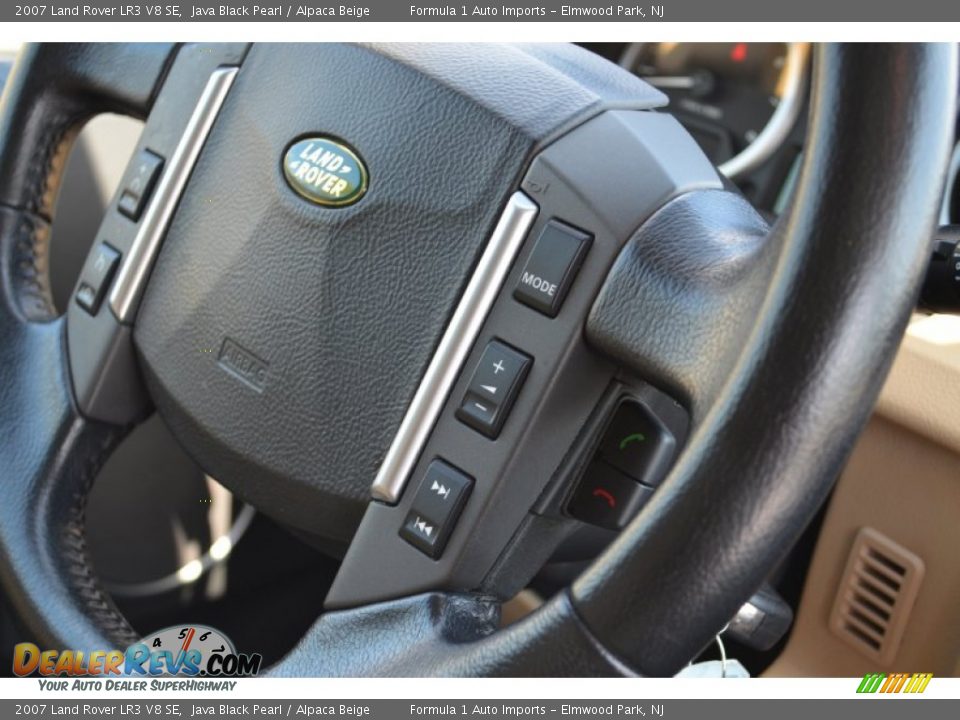 2007 Land Rover LR3 V8 SE Java Black Pearl / Alpaca Beige Photo #20