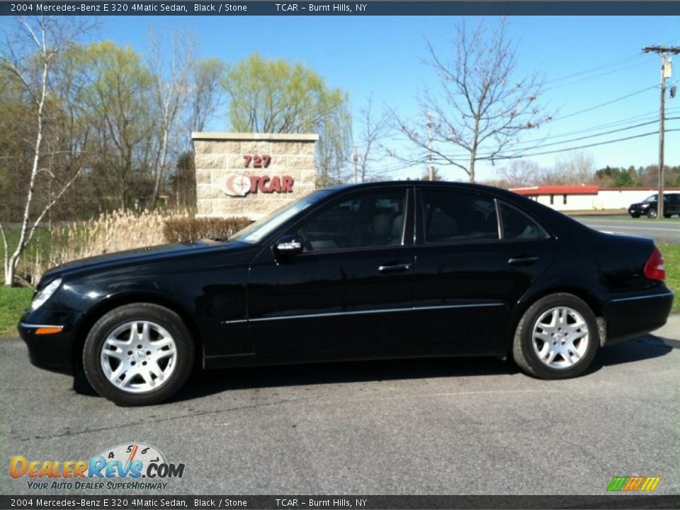 2004 Mercedes-Benz E 320 4Matic Sedan Black / Stone Photo #1