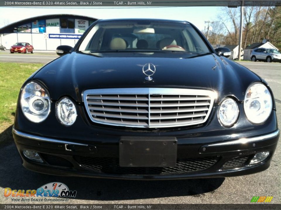 2004 Mercedes-Benz E 320 4Matic Sedan Black / Stone Photo #3