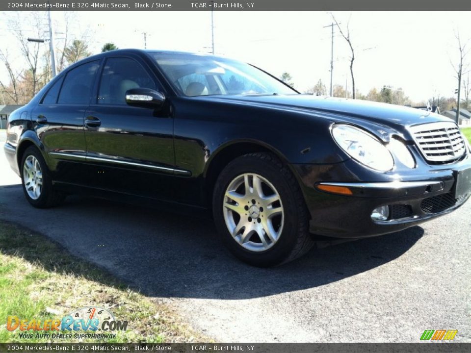 2004 Mercedes-Benz E 320 4Matic Sedan Black / Stone Photo #4