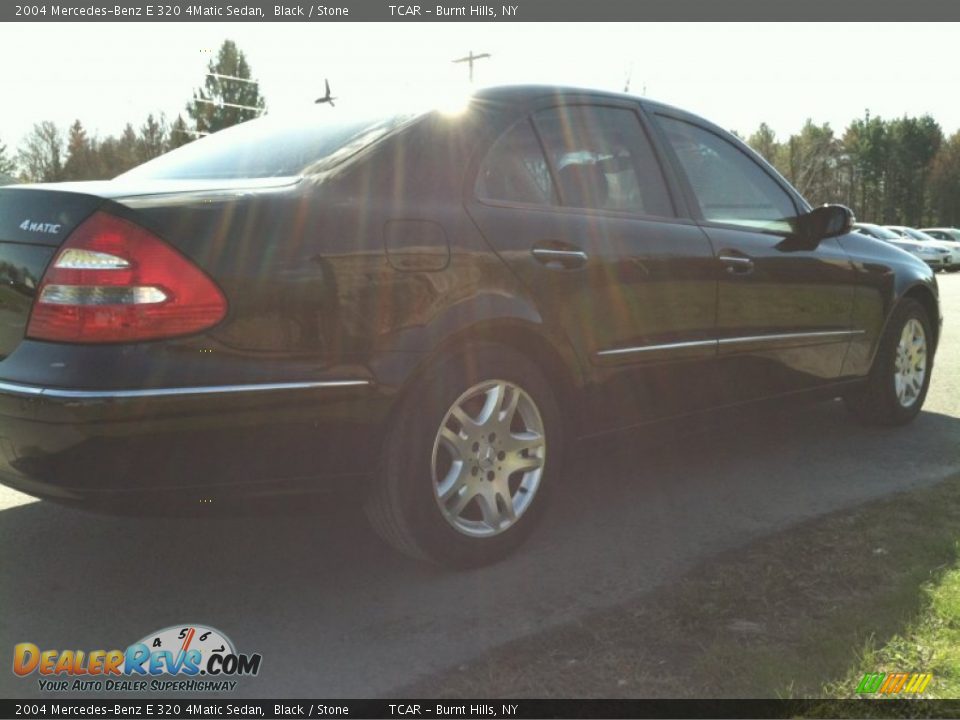 2004 Mercedes-Benz E 320 4Matic Sedan Black / Stone Photo #5