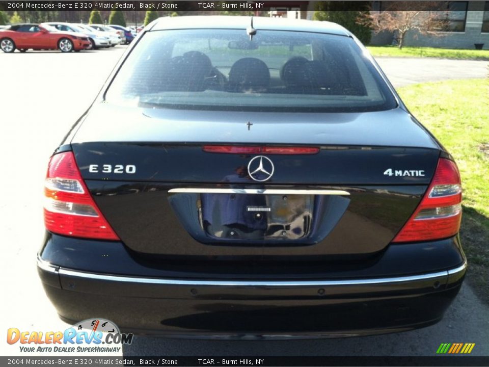 2004 Mercedes-Benz E 320 4Matic Sedan Black / Stone Photo #6