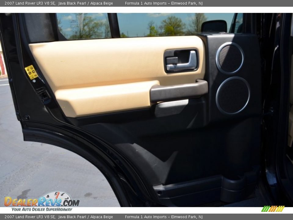 2007 Land Rover LR3 V8 SE Java Black Pearl / Alpaca Beige Photo #26