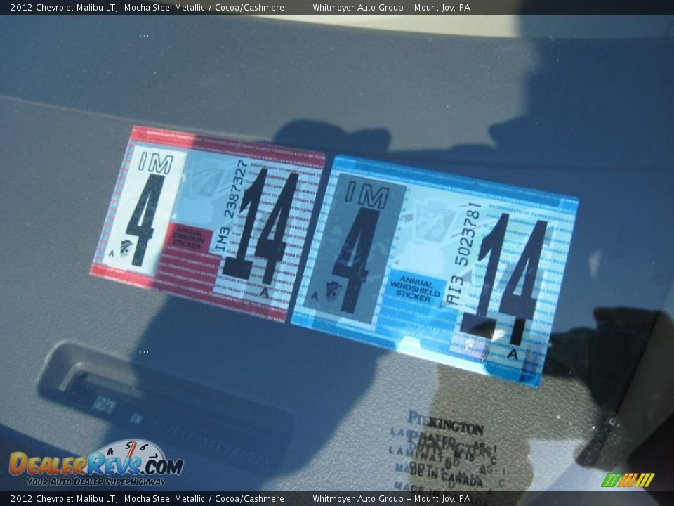 2012 Chevrolet Malibu LT Mocha Steel Metallic / Cocoa/Cashmere Photo #8