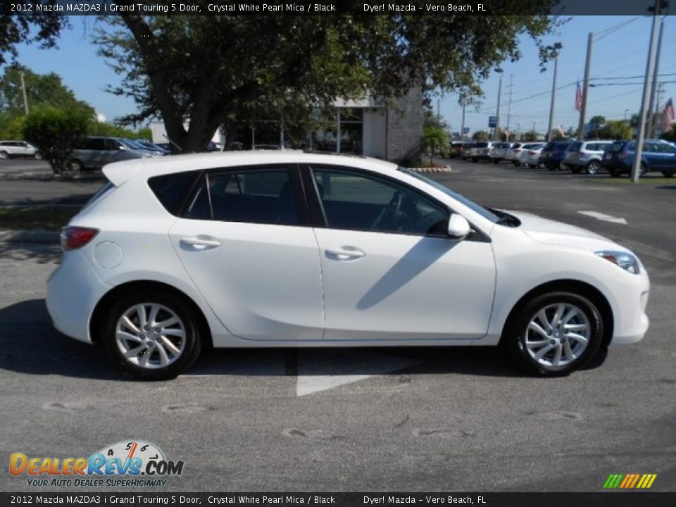 Crystal White Pearl Mica 2012 Mazda MAZDA3 i Grand Touring 5 Door Photo #6
