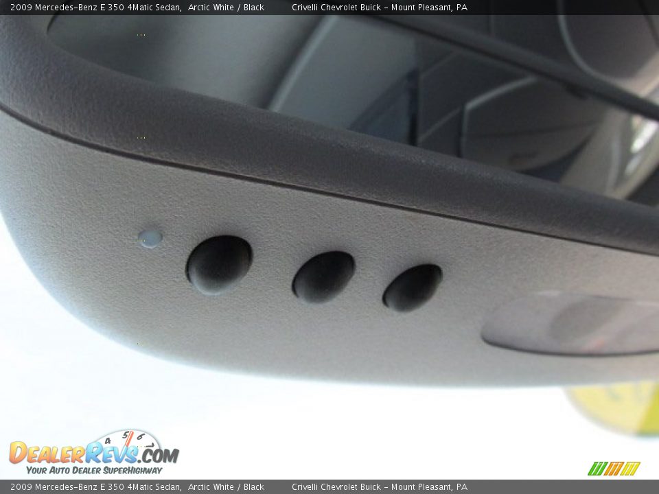 2009 Mercedes-Benz E 350 4Matic Sedan Arctic White / Black Photo #19