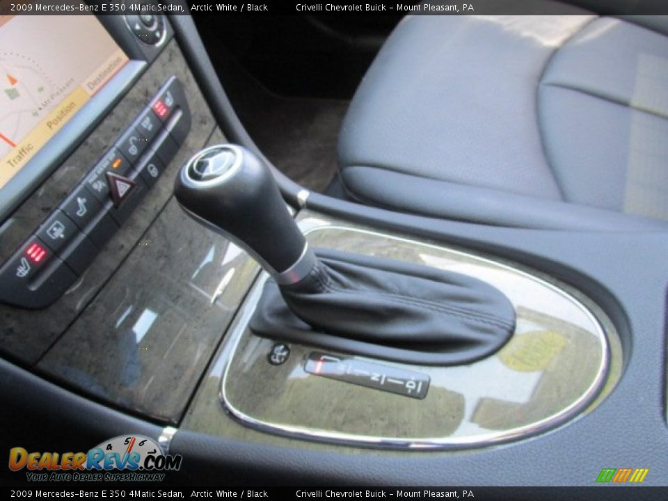 2009 Mercedes-Benz E 350 4Matic Sedan Arctic White / Black Photo #22