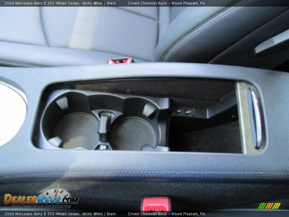 2009 Mercedes-Benz E 350 4Matic Sedan Arctic White / Black Photo #23