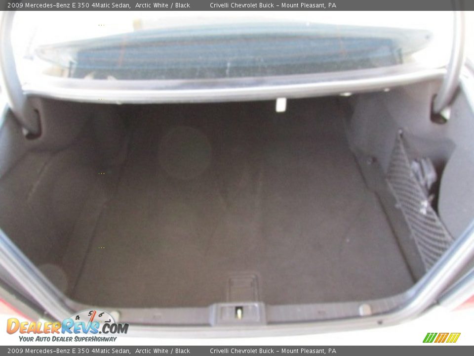 2009 Mercedes-Benz E 350 4Matic Sedan Arctic White / Black Photo #28