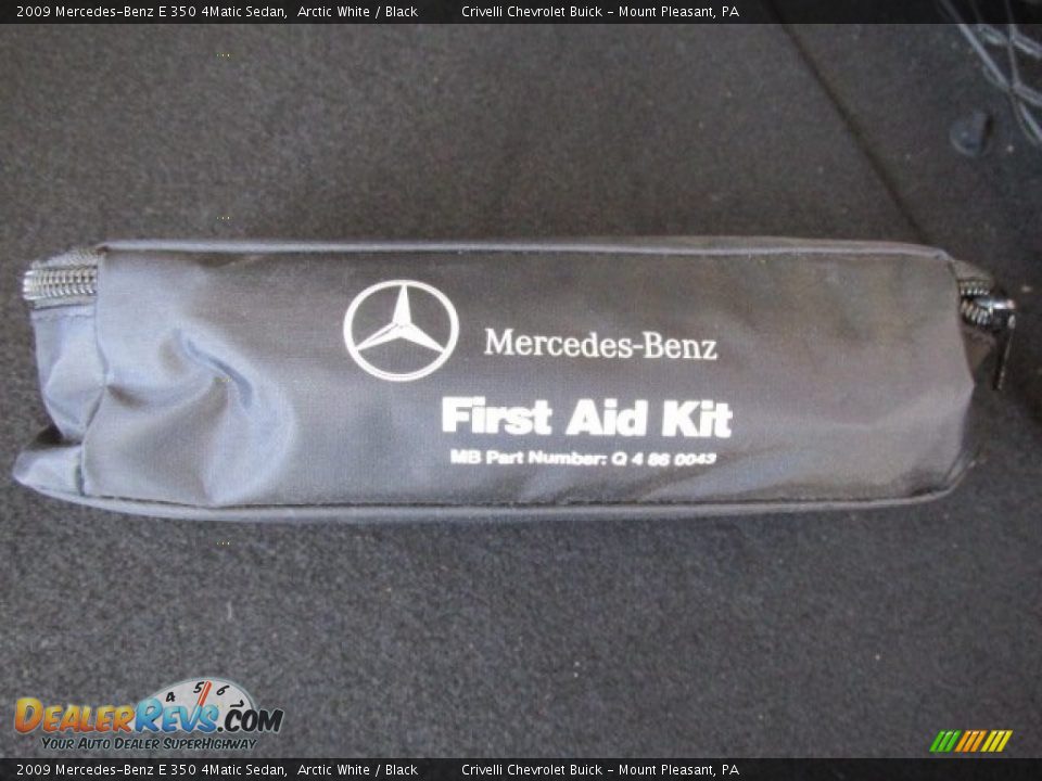 2009 Mercedes-Benz E 350 4Matic Sedan Arctic White / Black Photo #29