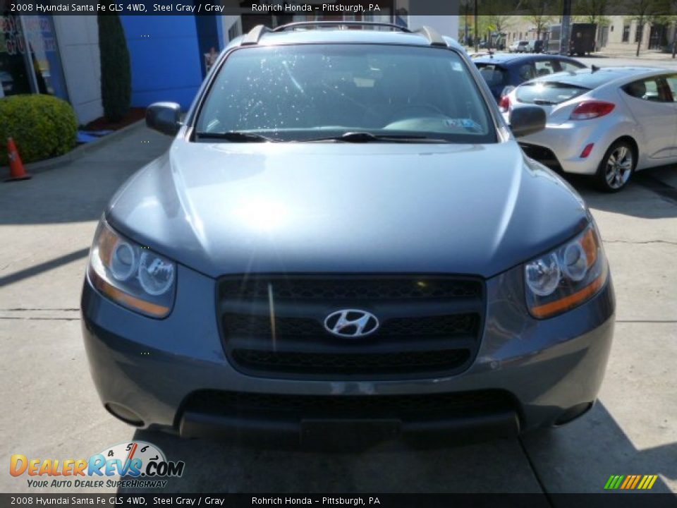 2008 Hyundai Santa Fe GLS 4WD Steel Gray / Gray Photo #18
