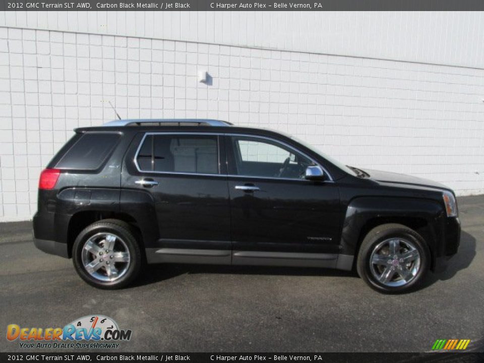 2012 GMC Terrain SLT AWD Carbon Black Metallic / Jet Black Photo #2