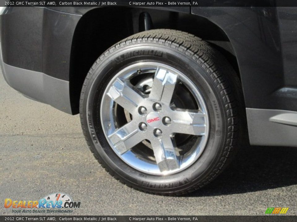 2012 GMC Terrain SLT AWD Carbon Black Metallic / Jet Black Photo #3