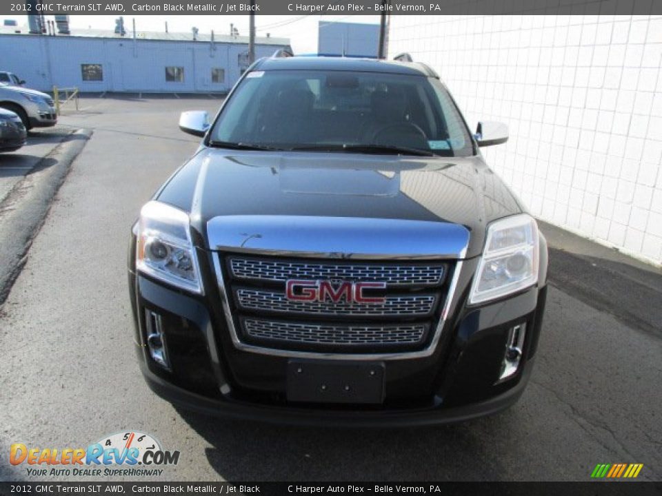 2012 GMC Terrain SLT AWD Carbon Black Metallic / Jet Black Photo #5