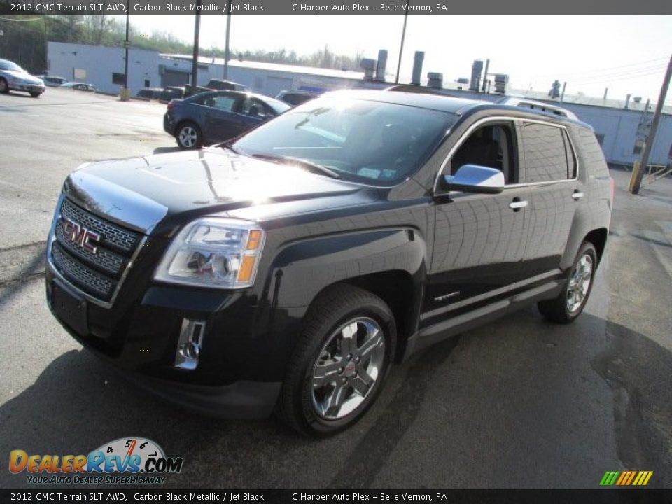 2012 GMC Terrain SLT AWD Carbon Black Metallic / Jet Black Photo #6
