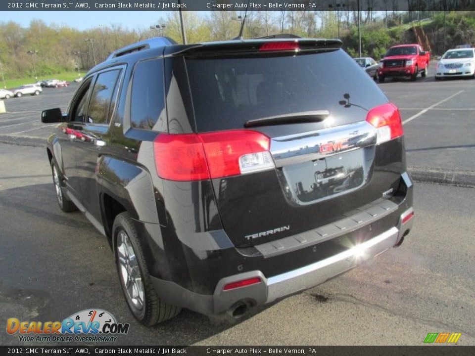 2012 GMC Terrain SLT AWD Carbon Black Metallic / Jet Black Photo #8