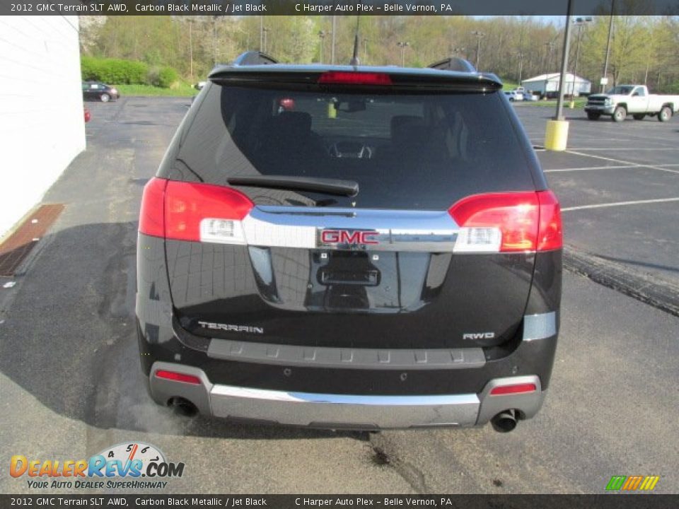 2012 GMC Terrain SLT AWD Carbon Black Metallic / Jet Black Photo #9