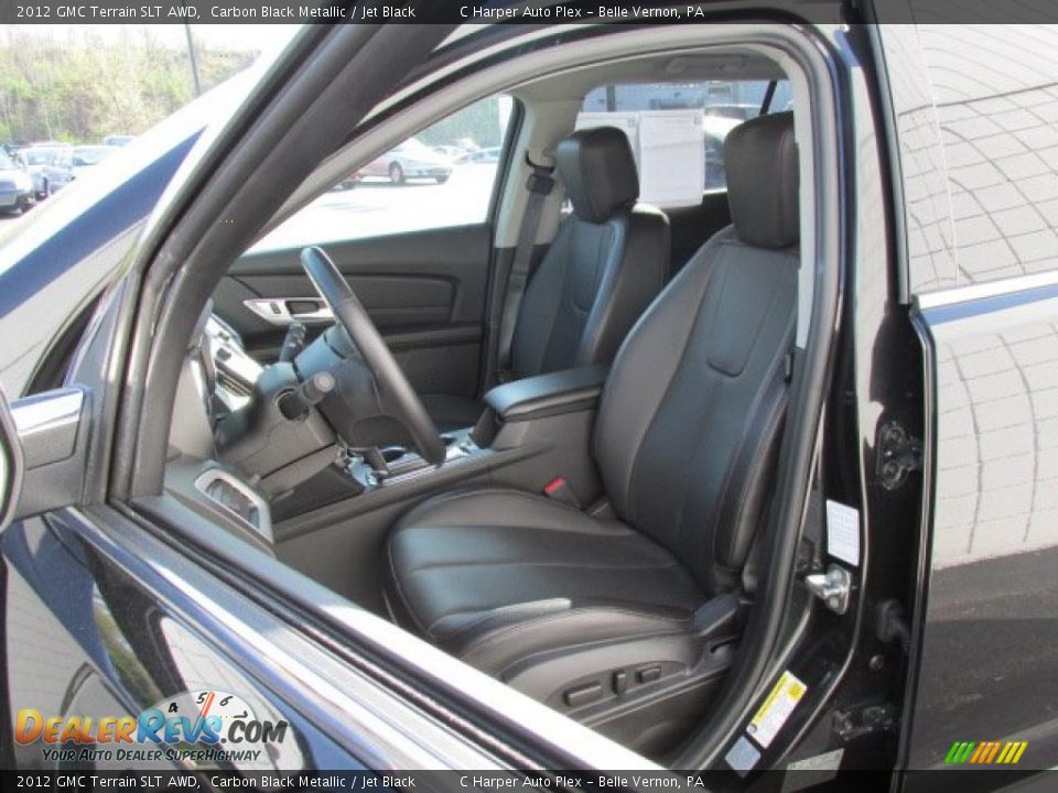 2012 GMC Terrain SLT AWD Carbon Black Metallic / Jet Black Photo #13