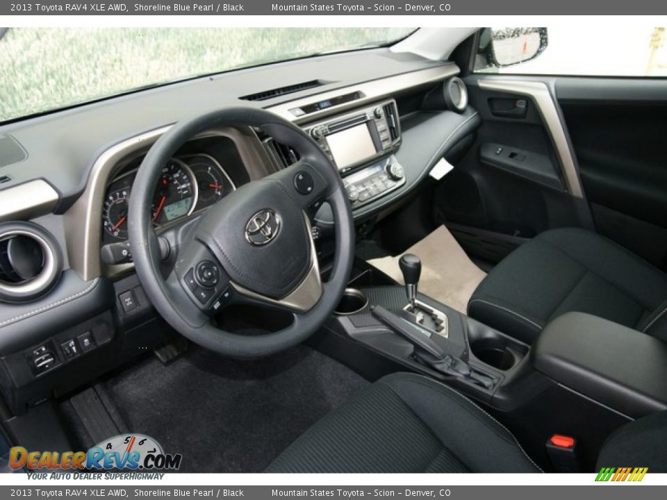2013 Toyota RAV4 XLE AWD Shoreline Blue Pearl / Black Photo #5