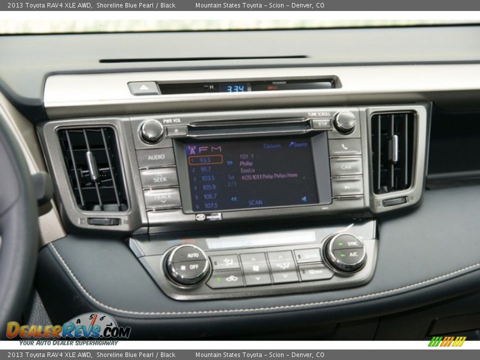 2013 Toyota RAV4 XLE AWD Shoreline Blue Pearl / Black Photo #6