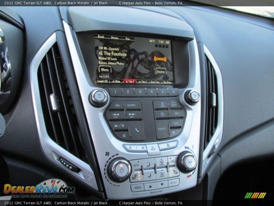 2012 GMC Terrain SLT AWD Carbon Black Metallic / Jet Black Photo #17