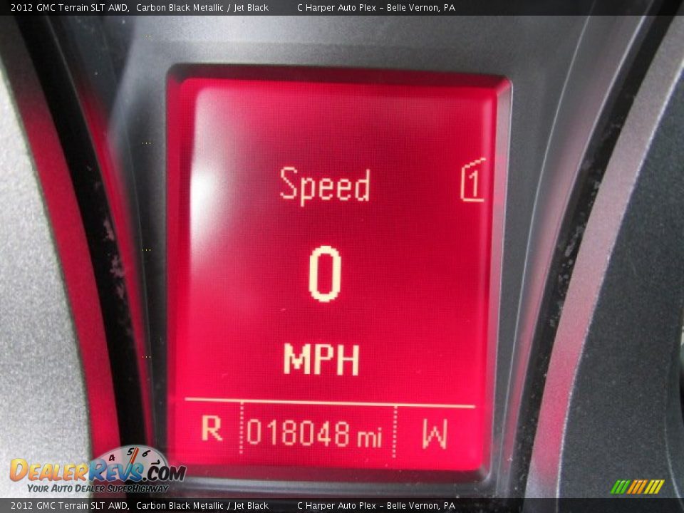 2012 GMC Terrain SLT AWD Carbon Black Metallic / Jet Black Photo #24