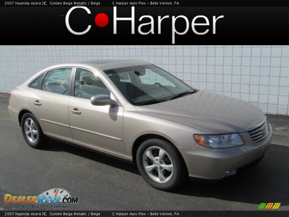 2007 Hyundai Azera SE Golden Beige Metallic / Beige Photo #1