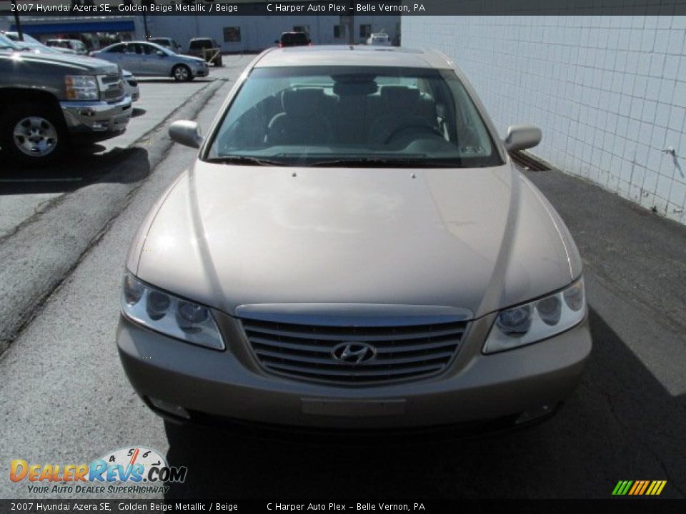 2007 Hyundai Azera SE Golden Beige Metallic / Beige Photo #4