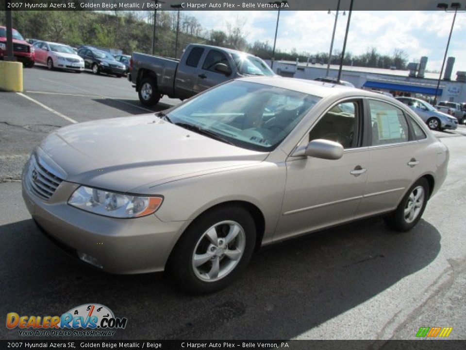2007 Hyundai Azera SE Golden Beige Metallic / Beige Photo #5