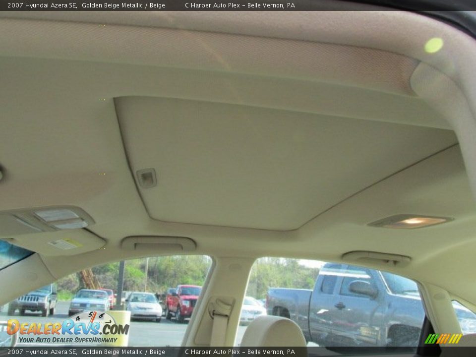 2007 Hyundai Azera SE Golden Beige Metallic / Beige Photo #8