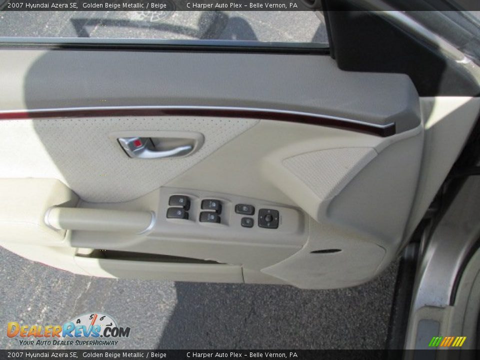2007 Hyundai Azera SE Golden Beige Metallic / Beige Photo #10